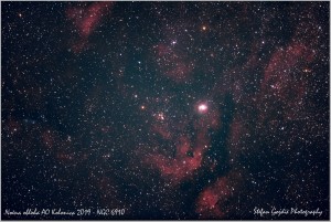 Processing: Background neutralization Processing: Color Calibration Processing: Saturation enhancement (amount=0.50) Processing: SCNR (type=0, amount=1.00, preserve=true) Processing: Histogram Transf. (mid=0.138, lo=0.011, hi=1.000)