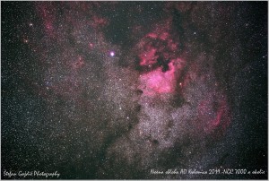 NGC 7000 a okolie